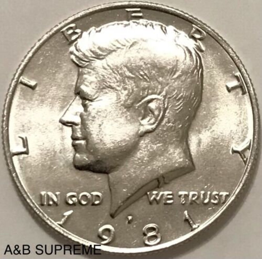 1981 D Kennedy Half Dollar Gem Bu Uncirculated - Etsy