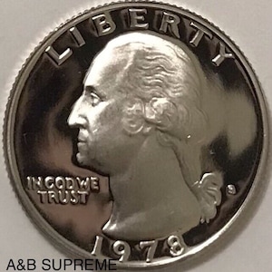 1978 S Washington Quarter Dollar Clad Gem Proof
