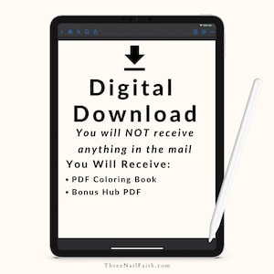 Digital download Nothing will be shipped to you. Files that you will receive PDF coloring book, Bonus hub link