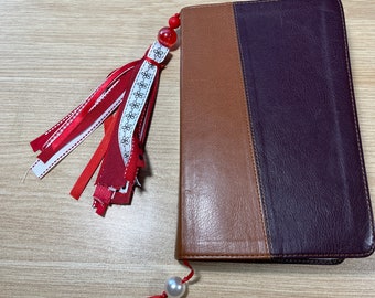 Bible Tassel Bookmark, ribbon bookmark, bible bookmark, Mother's Day Gift, Teacher Gift, Christian Women Gift