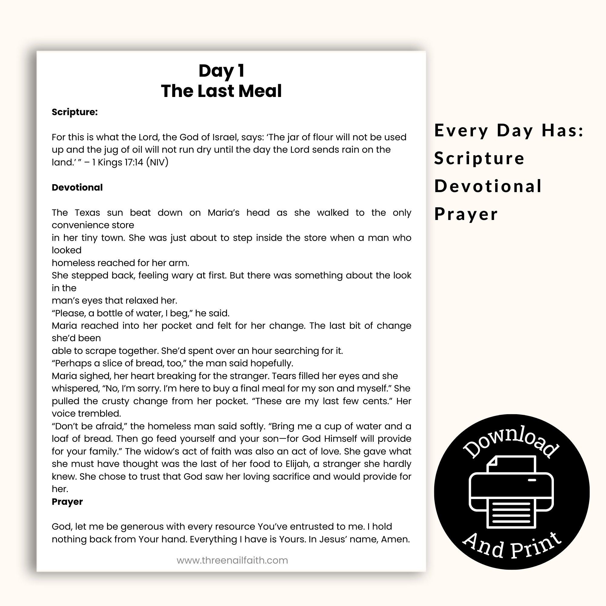 Loving Others 30-day PRINTABLE Devotional Journal, Christian Faith ...