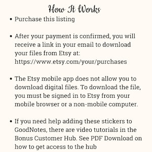 Directions to purchase: Purchase. After Payment is received, you will be able to download your purchase. You must be signed in to your Etsy account on a browser, not the Etsy App. Go to your purchase section on Etsy and click the download link