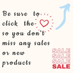 Click the heart so that you are alerted when Three Nail Faith runs a sale or has a new product in the shop.