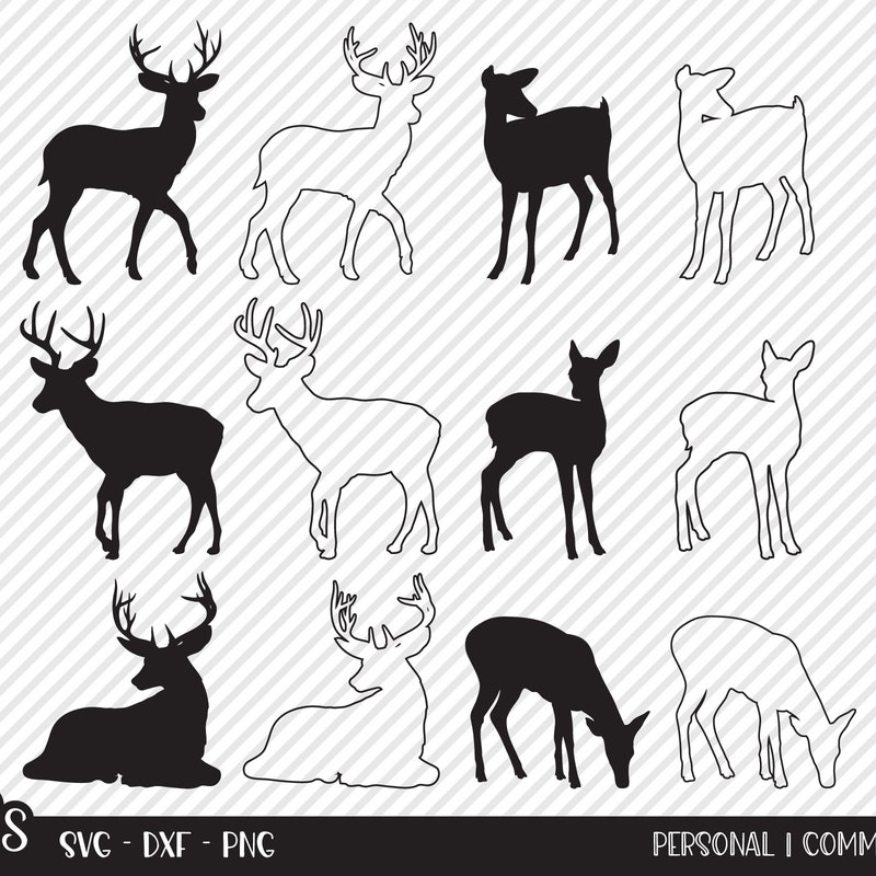 Doe and Buck - Etsy