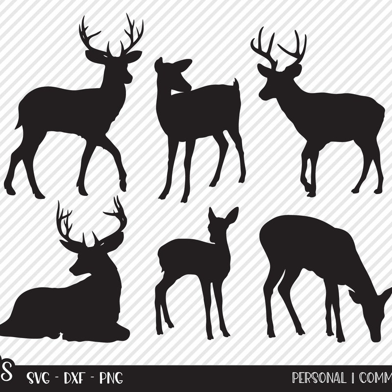 Buck Silhouette - Etsy