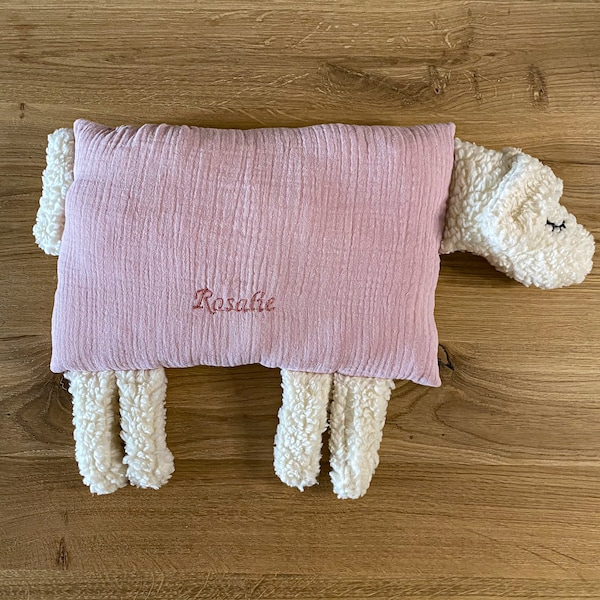 Kuschelkissen • Kuschelschaf • Schäfchen • personalisiert • Namenskissen • Schafskissen • Schafkissen • mit Namen