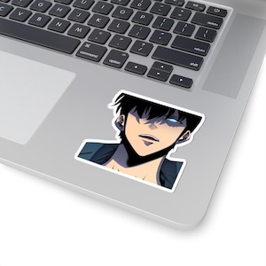 Solo Leveling Jinwoo Seong Anime Inspired Stickers Character Decals for Laptops, Water Bottles, Journals, Perfect for Gifts
