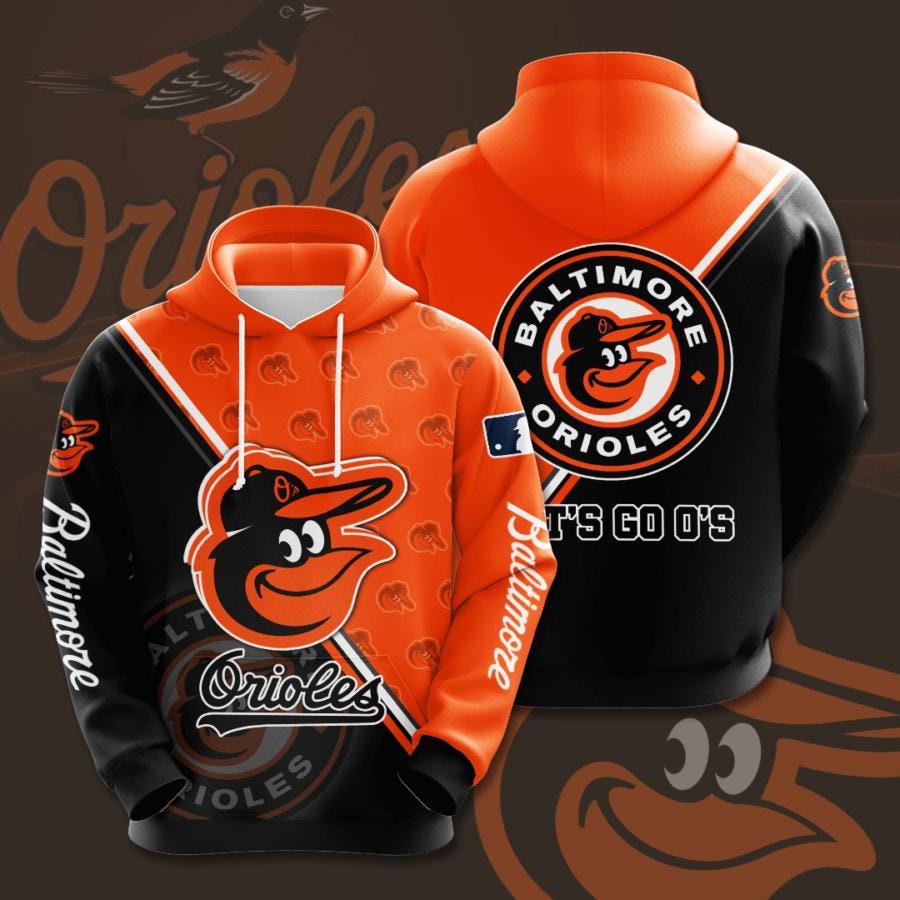MLB Baltimore Orioles Hoodie 3D NEW5 Hoodies & Sweatshirts Etsy