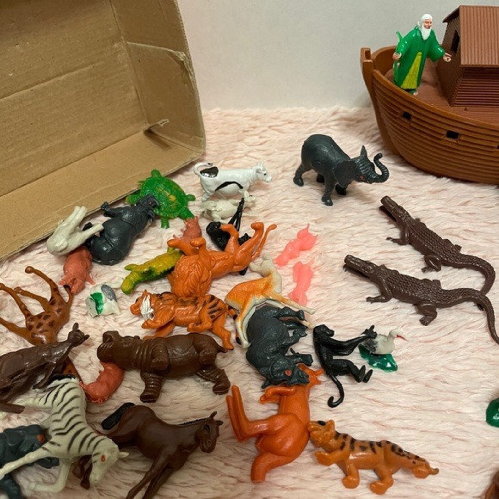 Vintage Noahs Ark Playset Etsy