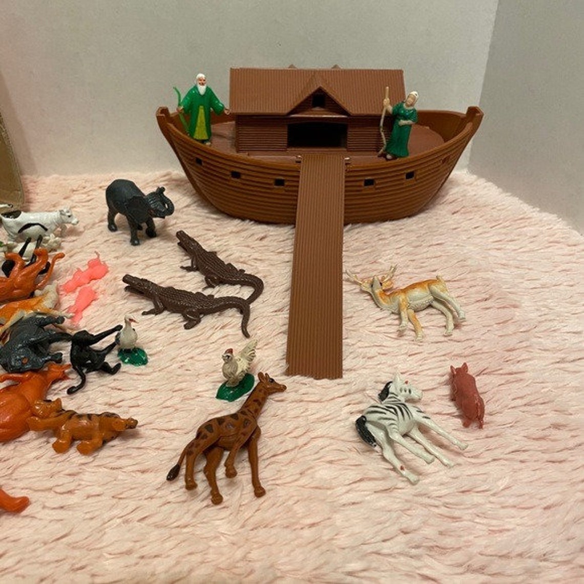 Vintage Noahs Ark Playset Etsy