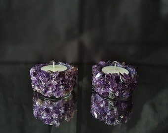 Crystal Candle Holder Etsy