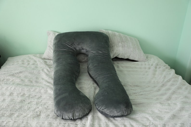 Upgraded U Shaped Body Pillow With Memory Foam or Cotton Etsy
