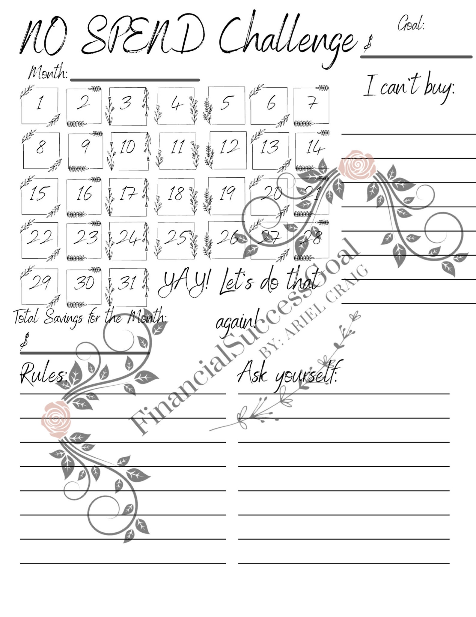 no-spend-challenge-printable-no-spend-month-challenge-no-etsy-espa-a