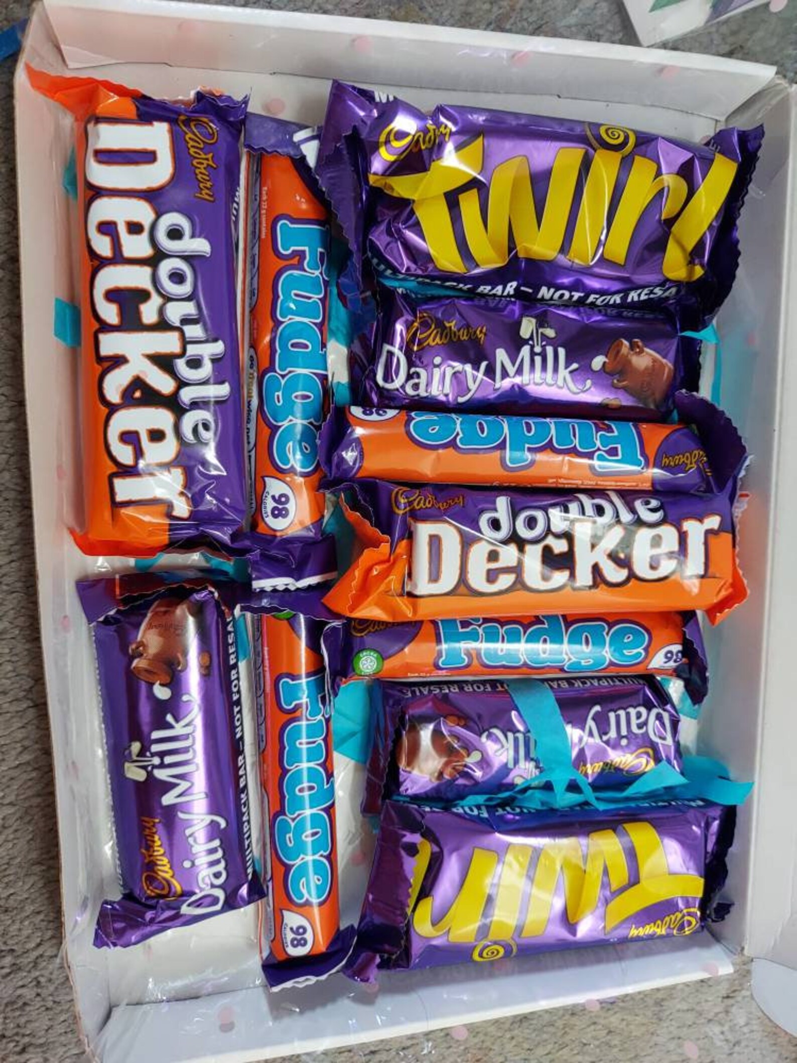 Personalised Cadbury Chocolate Gift Hamper Large Father's Etsy