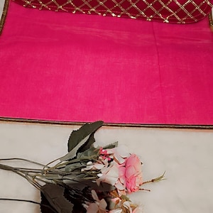 Elegant Saree Cover Indian Wedding Dress Bag with Gotta Patti