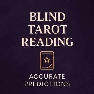 Intuitive Blind-Tarot-Lesung mit Genauen Voraussagen - Personalisierte psychische Einsicht