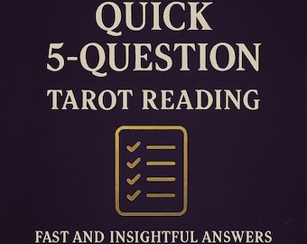 Quick 5-Question Tarot Reading – Fast and Insightful Answers