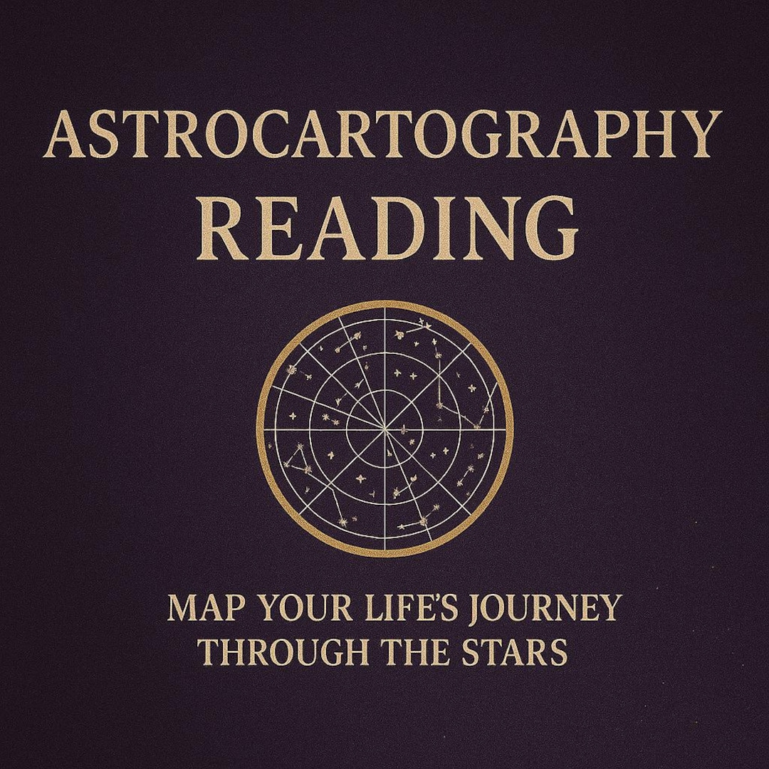 Astrocartography Reading Map Your Life’s Journey Through the Stars Etsy
