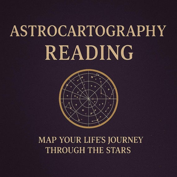 Astrocartography Reading – Map Your Life’s Journey Through the Stars