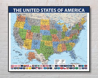 US Wall Map (PDF)