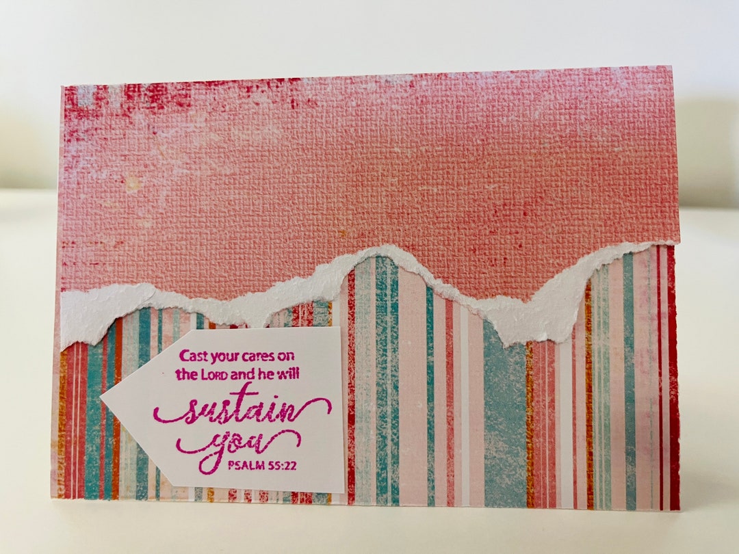 Handmade Encouragement Card: Blank Inside - Etsy