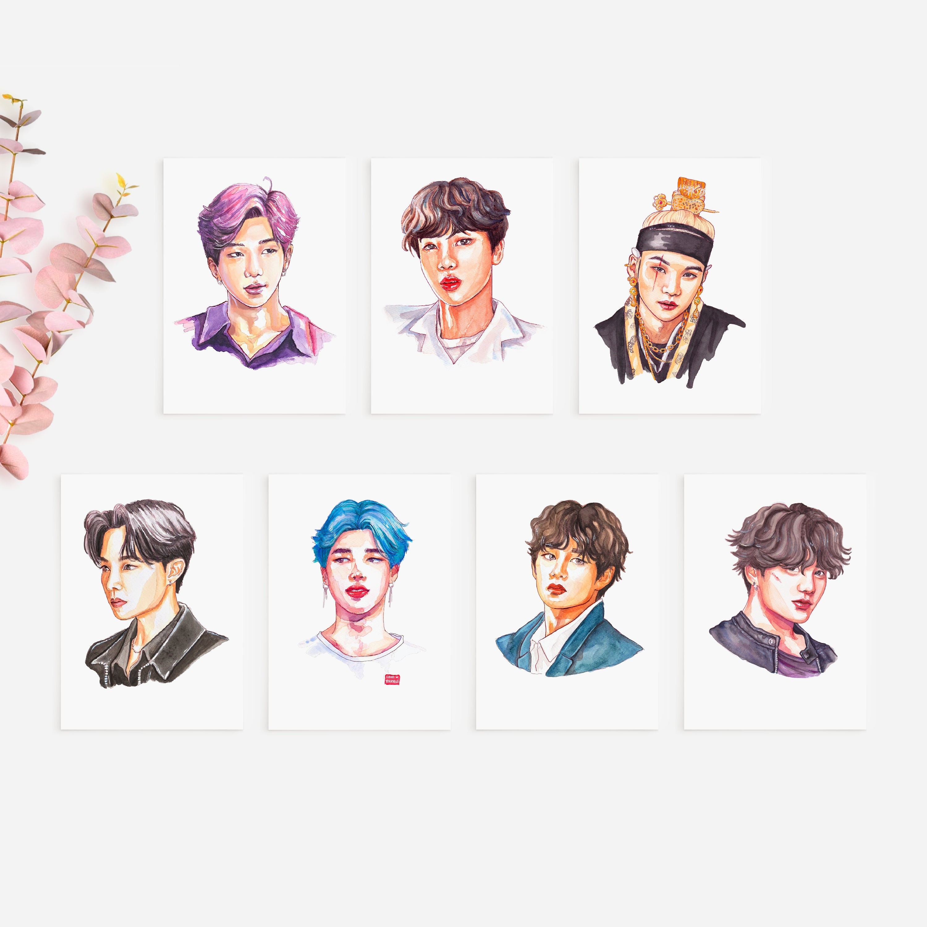 BTS Watercolor Fanart Print A4 A5 A6 Poster Jungkook Jimin - Etsy Australia BTS Watercolor Fanart Print A4 A5 A6 Poster Jungkook Jimin - Etsy Australia