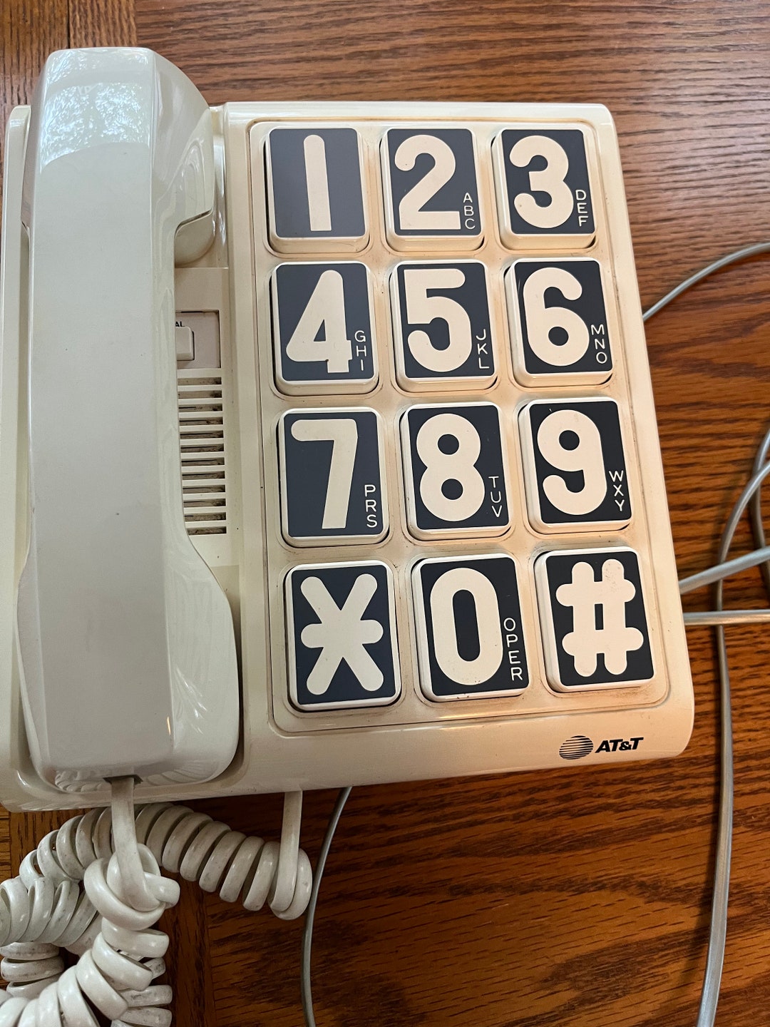 Retro Large Numbered Telephone - Etsy