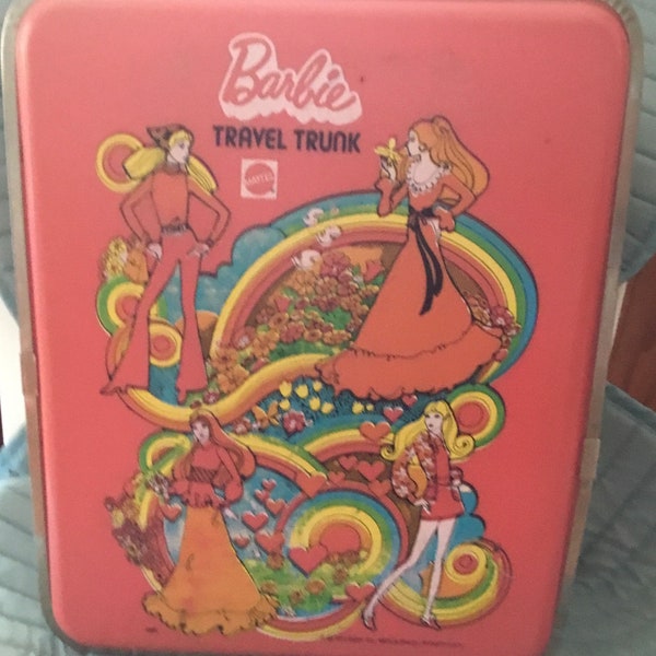 Vintage 1970’s Barbie Travel Trunk