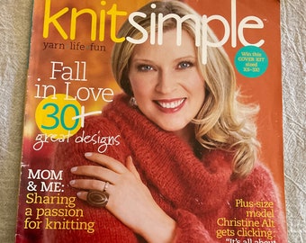 Fall 2008 Knit Simple Magazine Back Issue Knitting Patterns