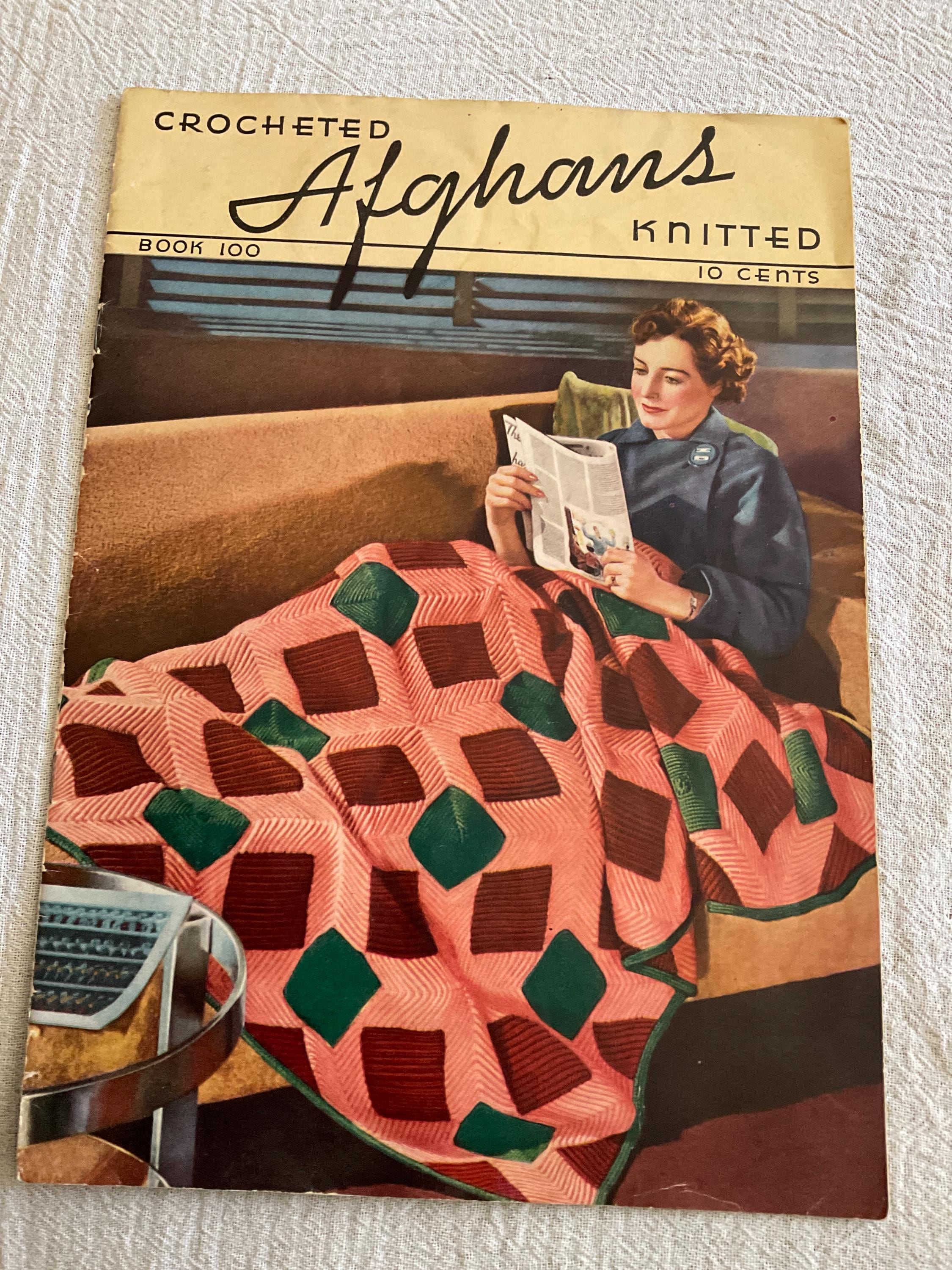 30 Best 1930s Style Crochet Patterns for Vintage-Inspired Makes 34 1937 Crocheted and Knitted Afghans Pattern Book