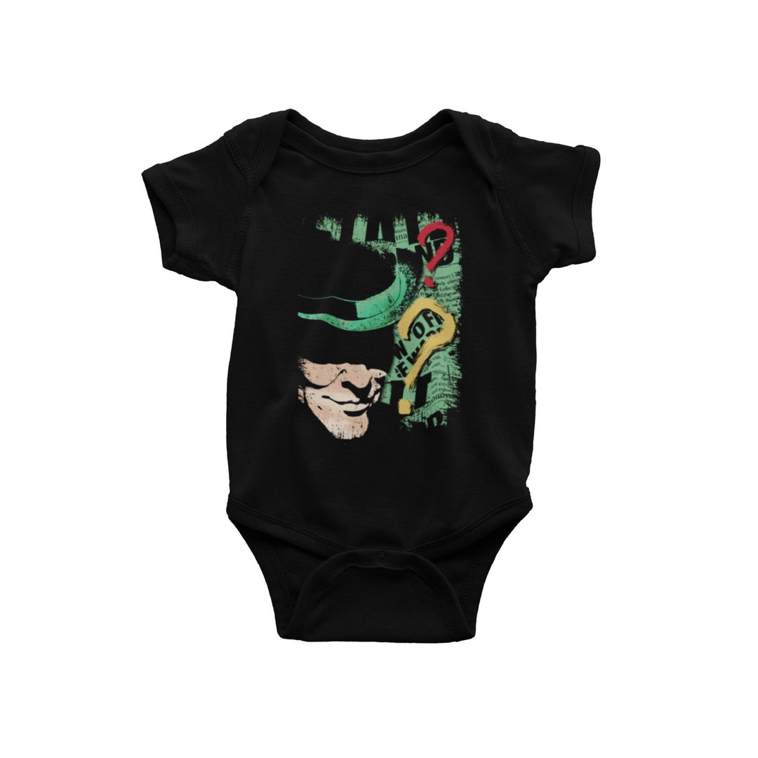 Baby Spy Riddler Onesie Personalised Baby Shower Gifts Minimalist Baby ...