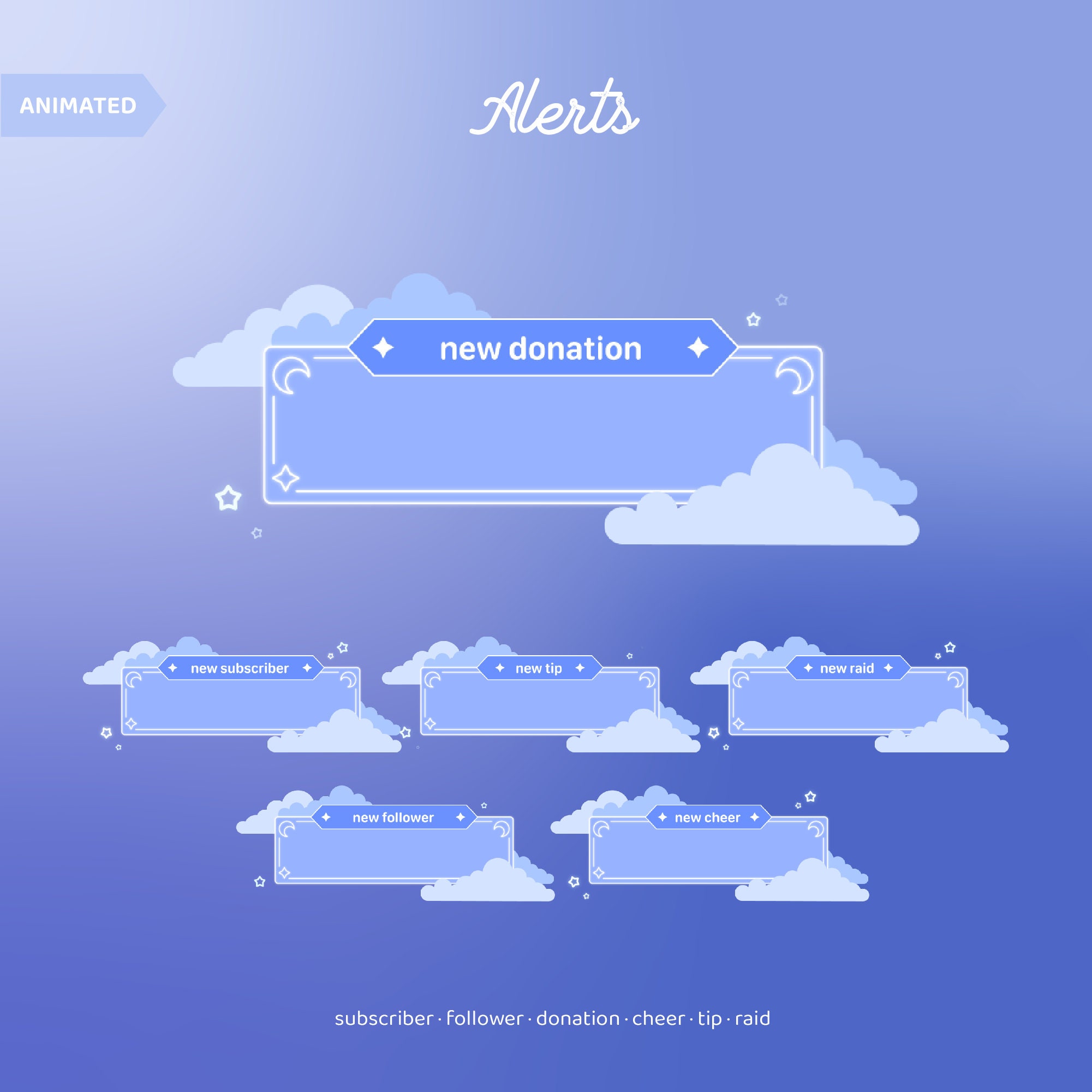 Superposición animada de Twitch Noche estrellada Azul claro / Paquete de  transmisión de estrellas cósmicas / Fondo animado celestial / Vtuber  Overlay Night Sky - Etsy México, image size:2001x2000