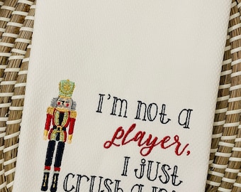 Funny Nutcracker Hand Towel