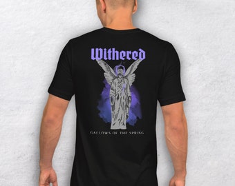 Withered Dark Angel Shirt, Soft Grunge Shirt, Goth Tee, Streetwear Shirt, Renaissance Shirt, Aesthetic Shirts, Gothic Shirt, Tumblr Clothing