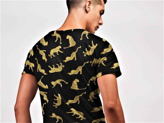 Cheetah Shirt for Men All-over Print Men T-shirt Men Leopard - Etsy UK Cheetah Shirt for Men All-over Print Men T-shirt Men Leopard - Etsy UK