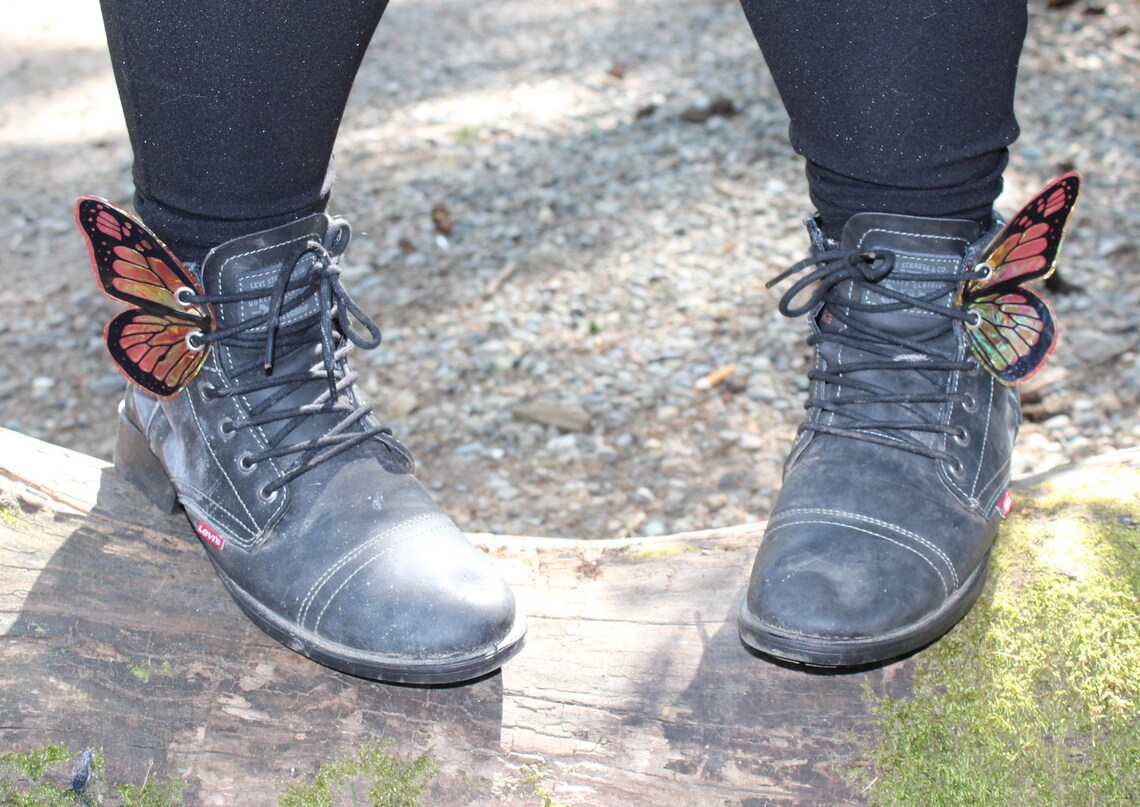 Fairy Feet Monarch Butterfly Wings for Shoe Laces Etsy