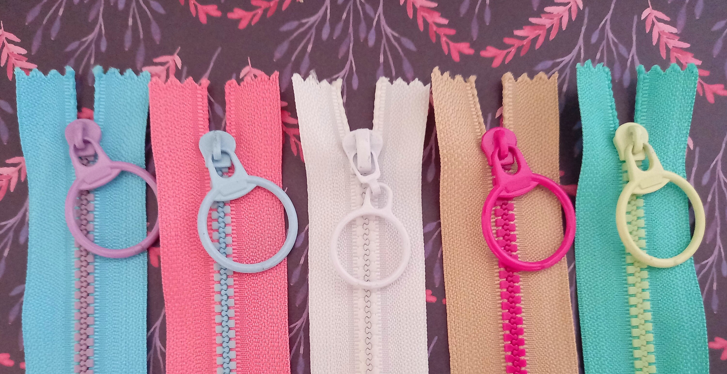 Pack of 25 cm coloured no. 3 zipper 5 units / ref 1 Etsy