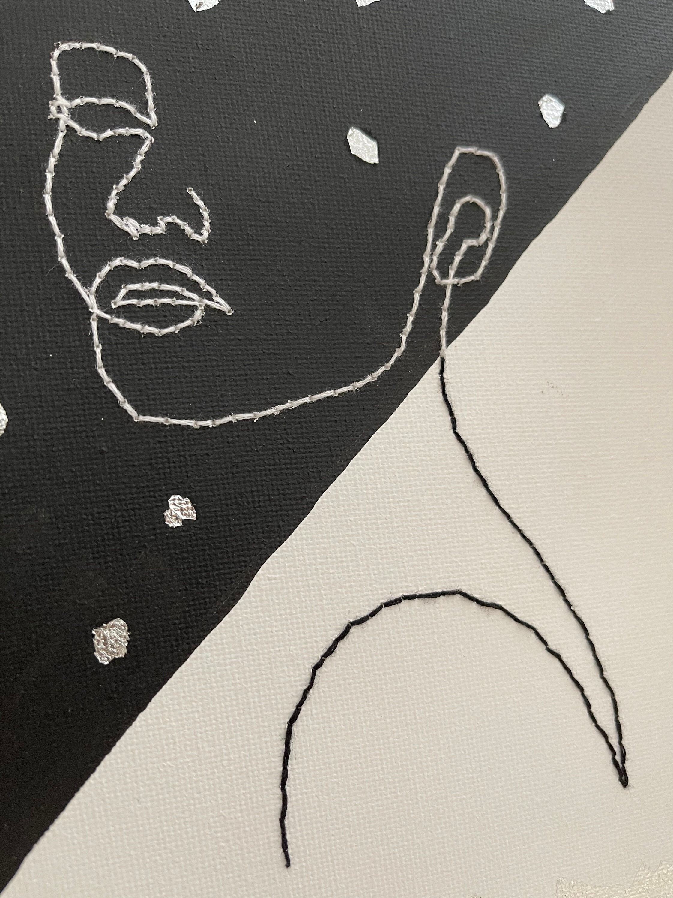 Embroidery on canvas  etsy Embroidery on canvas  etsy