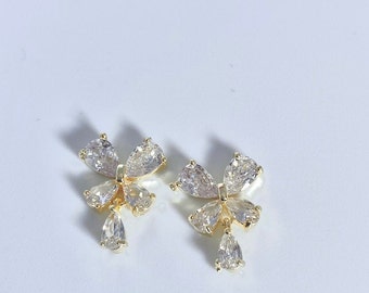 2 Pc Nail Charms - Crystal Butterfly