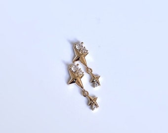 2 Pc Nail Charms - Twinkle Twinkle