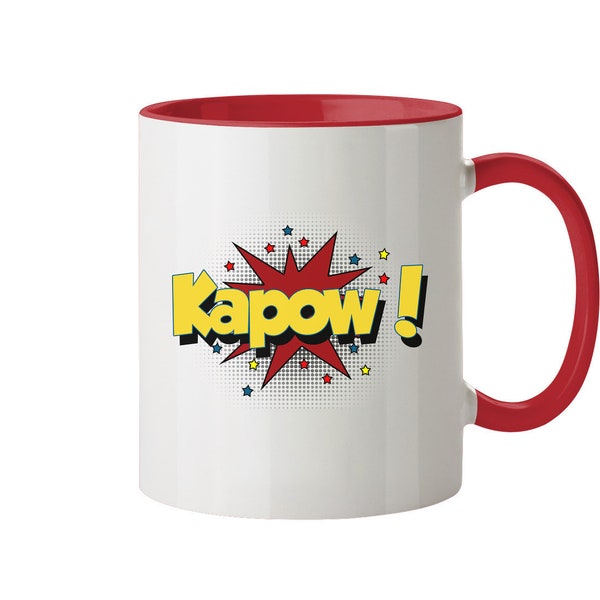 Ceramic Cup : Kapow ! - Cup two-tone