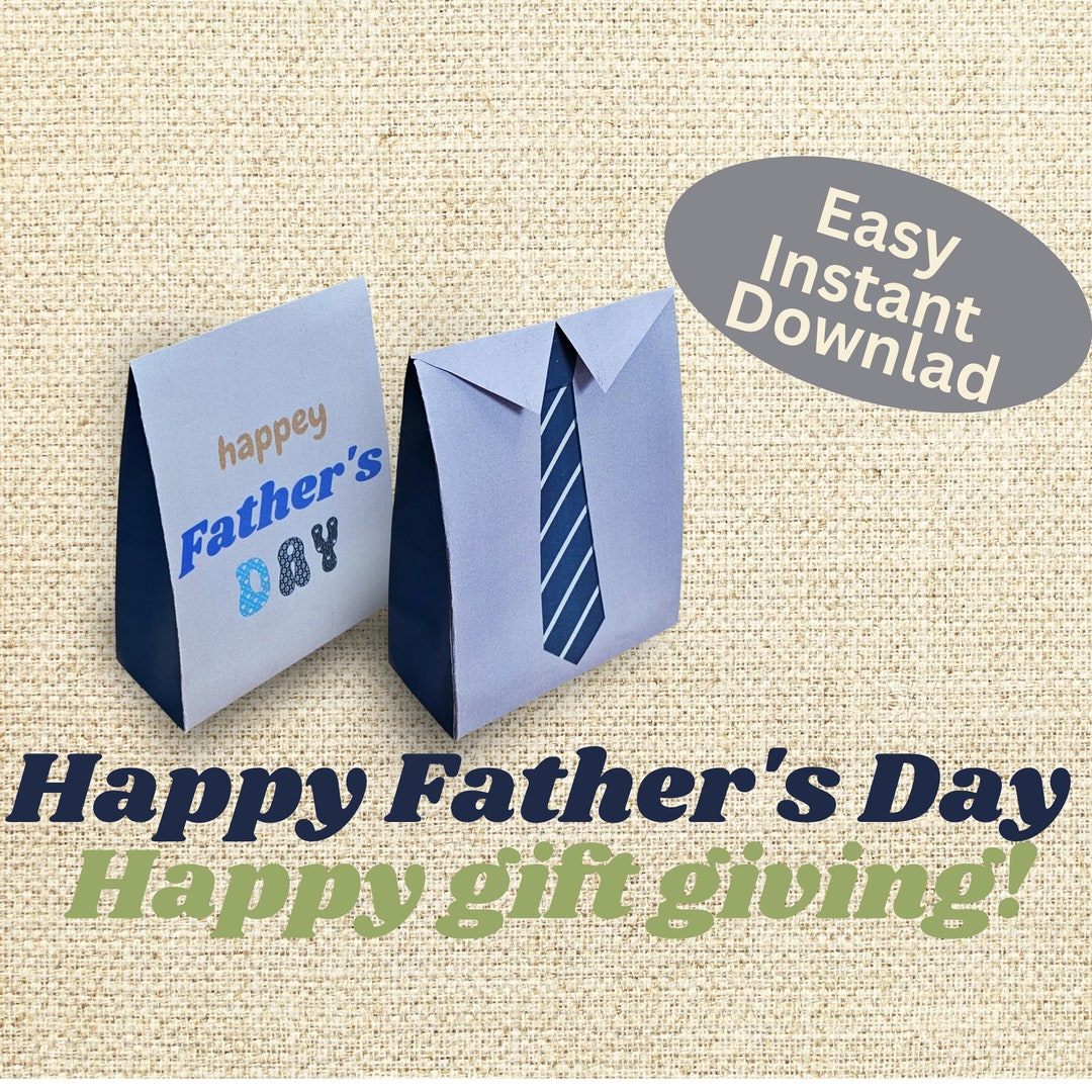 Instant Download Father's Day DIY. Father's Day Present Idea, Small ...