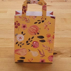 Tiny Paper Gift Bag DIY Printable for Autum Small Gift Bag - Etsy