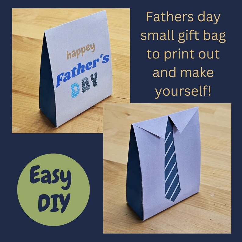 Instant Download Father's Day DIY. Father's Day Present Idea, Small ...