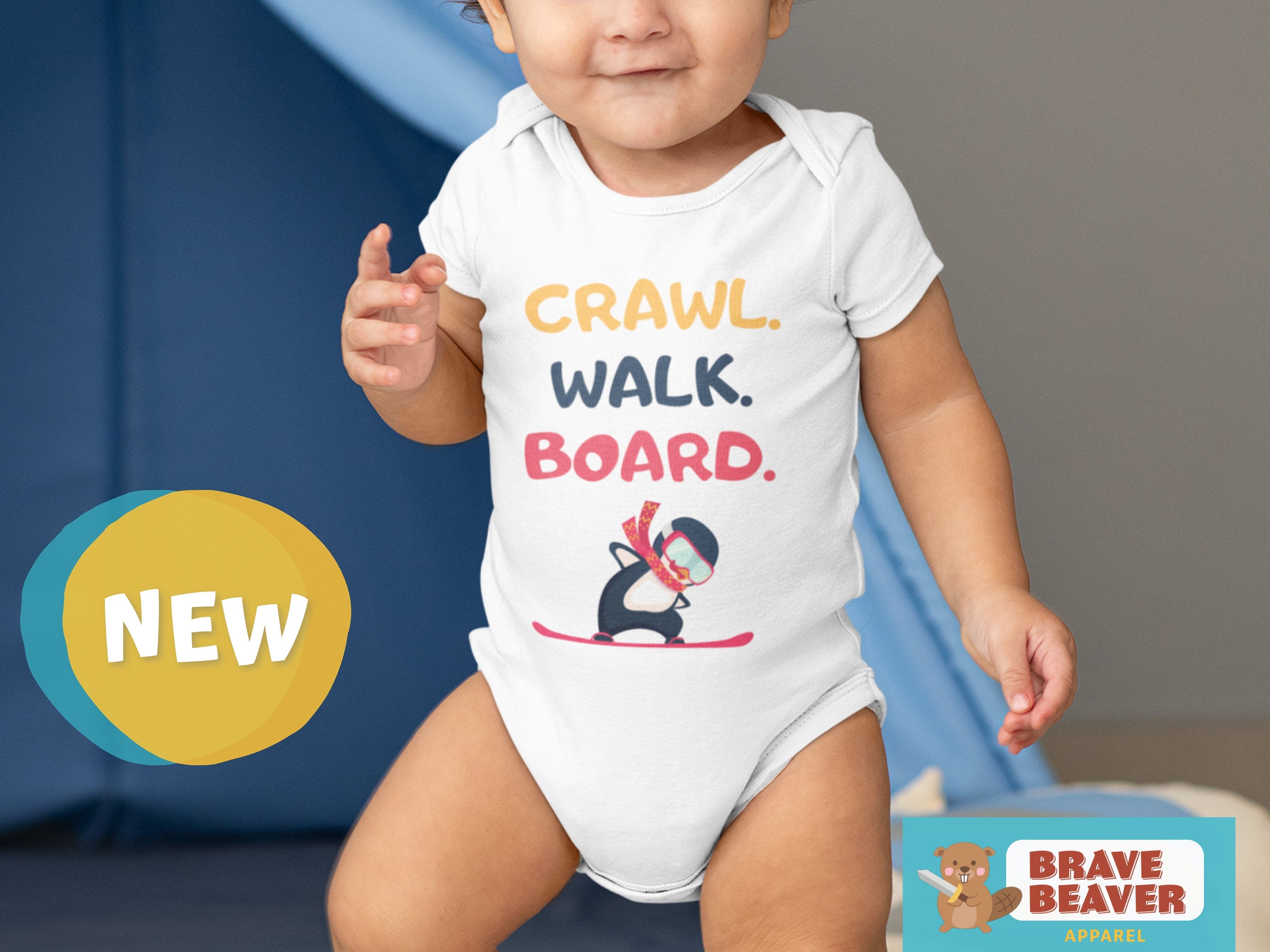 Snowboard Baby - Etsy