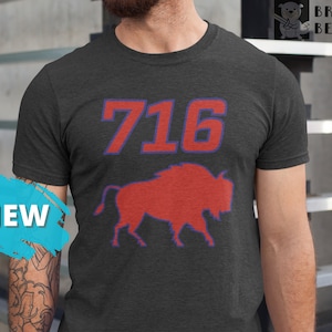 716 Buffalo New York BFLO T-Shirt | Bills Mafia Buffalo Shirt Red 716 BUF NY Shirt Billieve Tee Buffalo Mafia Shirt Buffalo Bills Unisex Tee
