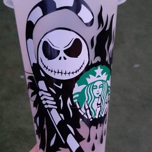 Jack night before christmas starbuck cups