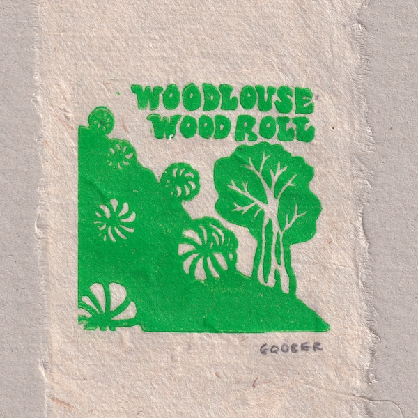 Woodlouse - Holzrolle - (6,5cm x 9,25cm)