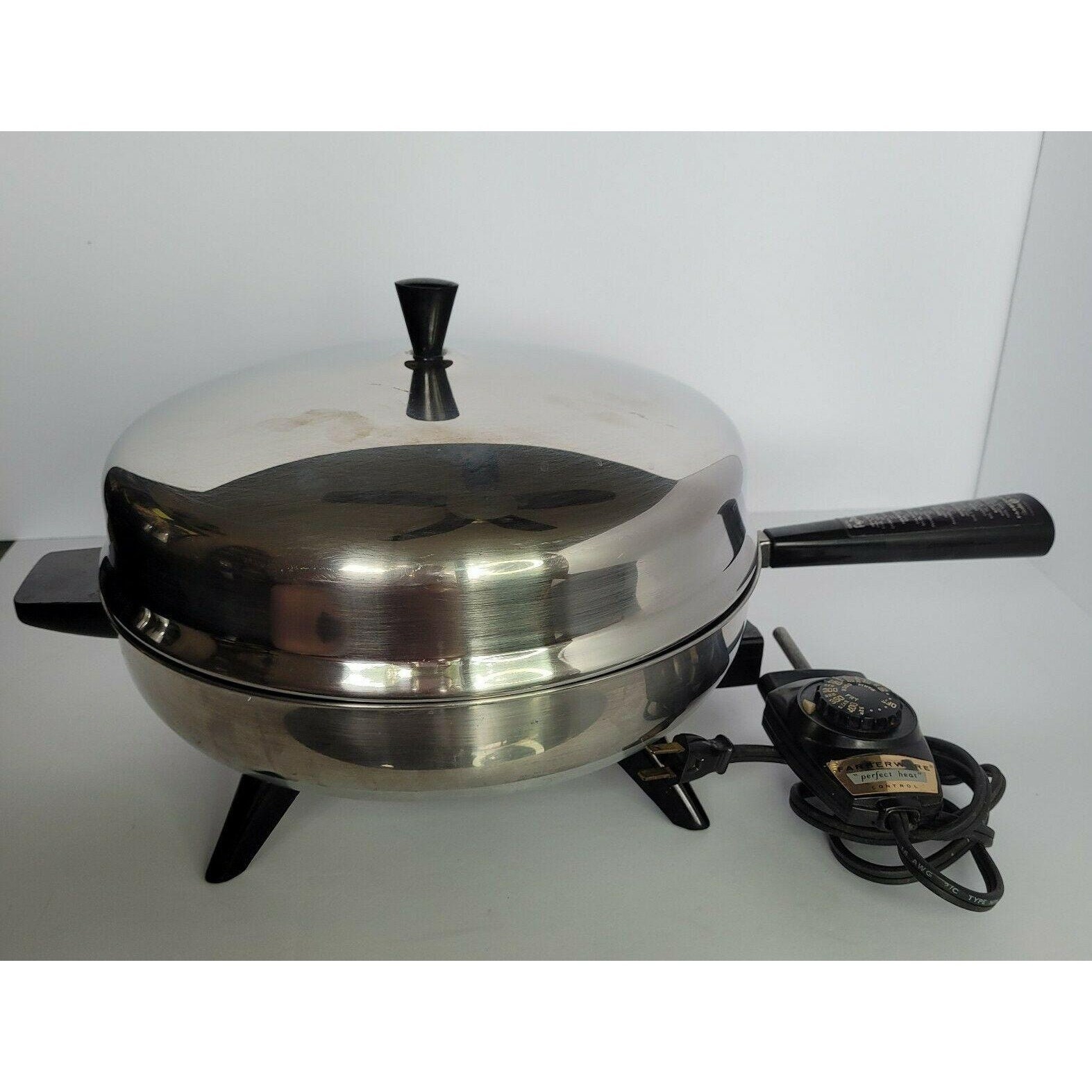 Farberware 12 Electric Skillet 310B Stainless Steel Etsy