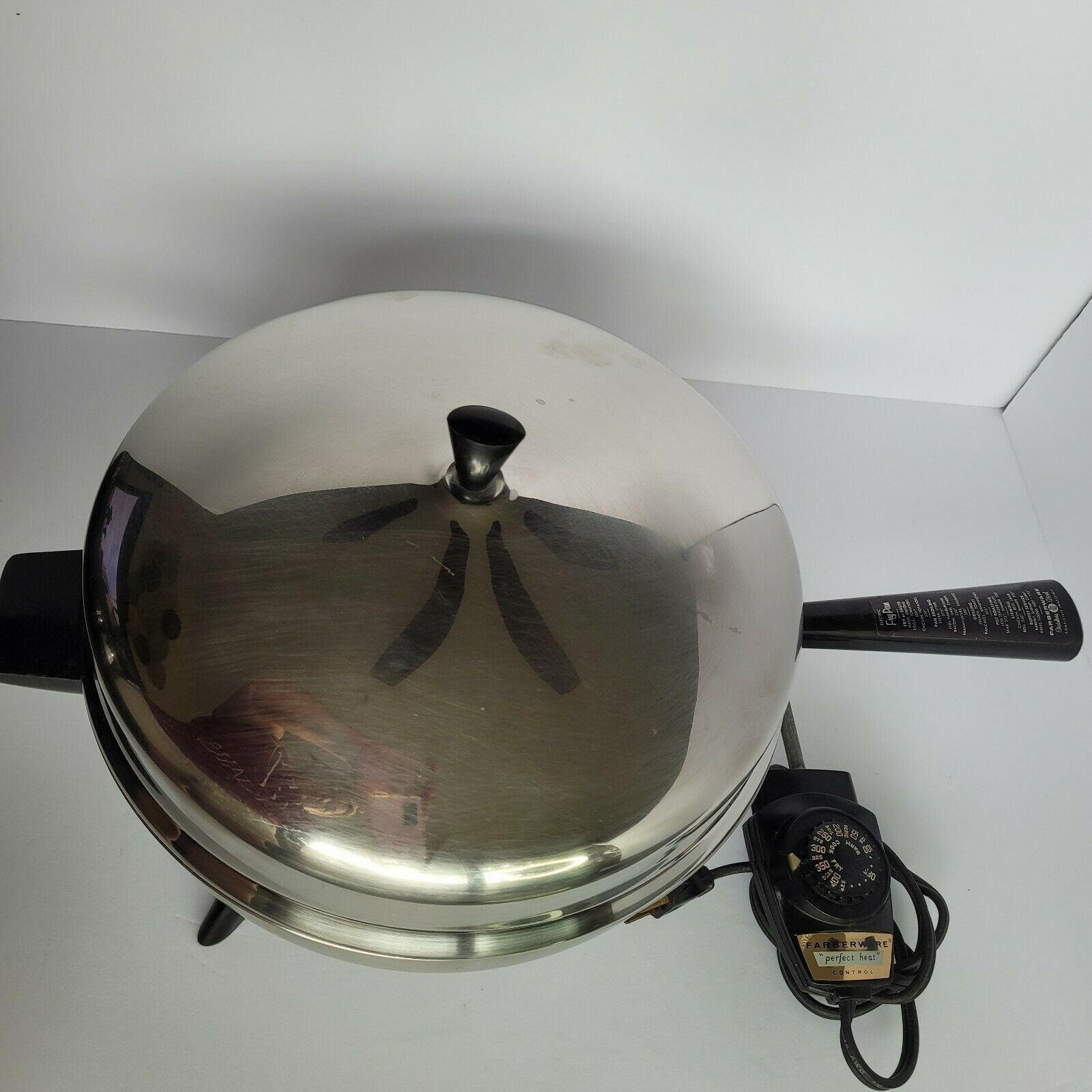 Farberware 12 Electric Skillet 310B Stainless Steel Etsy